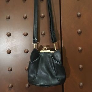 Meowingtons Bombay Cat Compact Purse 100% vegan Leather w/ shoulder strap